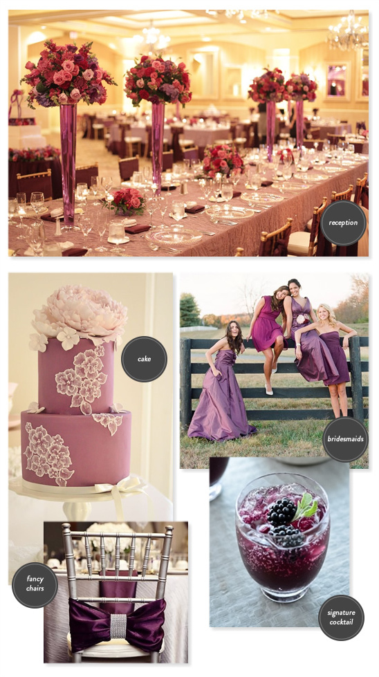 elegant purple wedding ideas