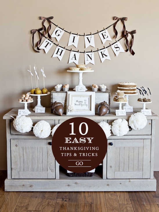 10 Easy Thanksgiving Tips & Tricks