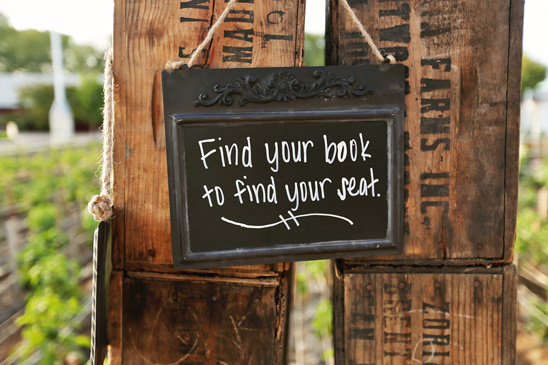 find your book to find your seat