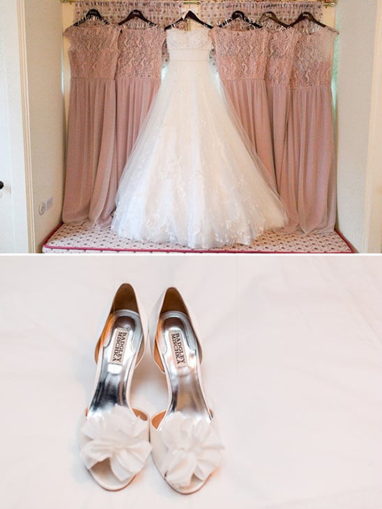 white and pink wedding ideas