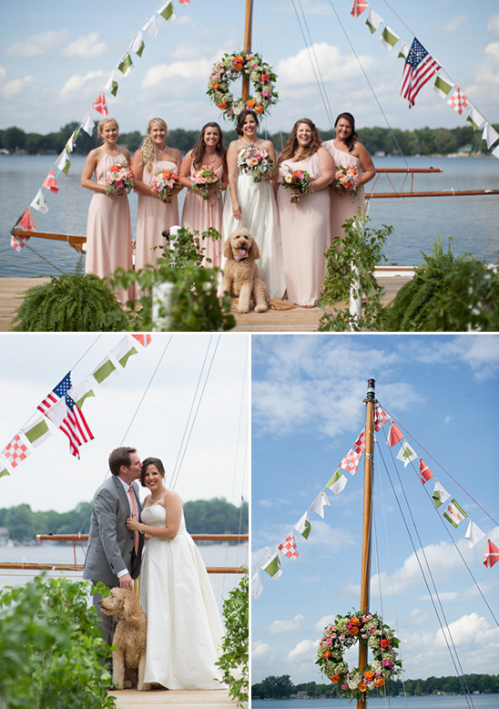nautical wedding party