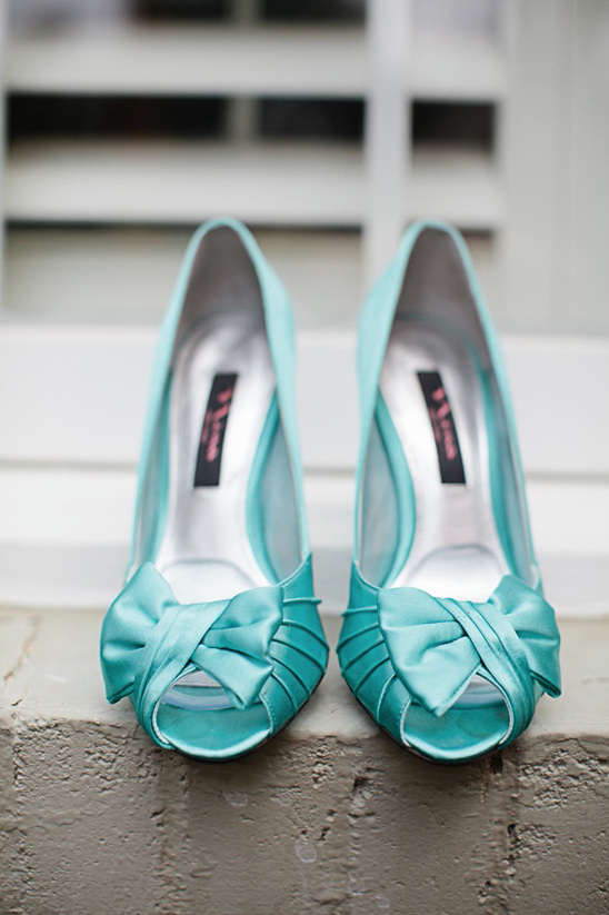 teal Nina wedding shoes