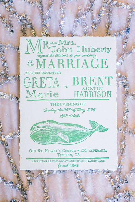 nautical themed wedding invitation