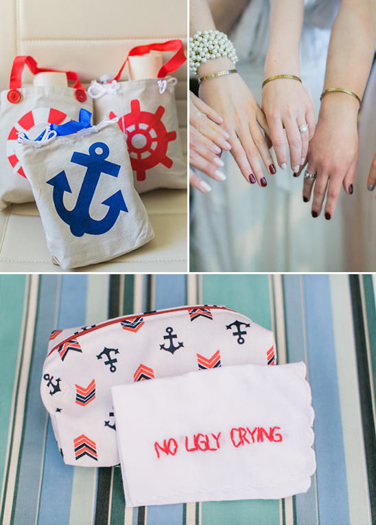 nautical themed bridesmaid gifts with non-toxic animal-friendly nail polish Mint Polishâ¨