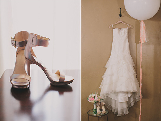 bronze wedding heels