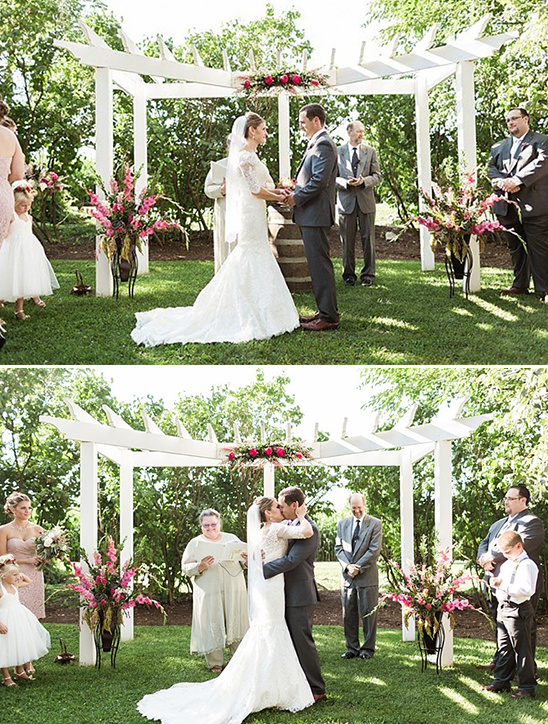 outdoor garden wedding