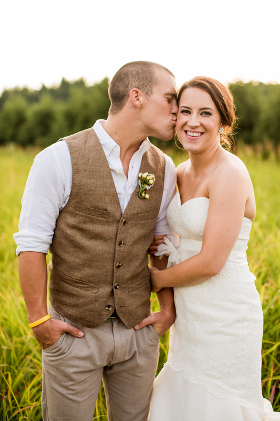 Pink and Peach Barn Wedding