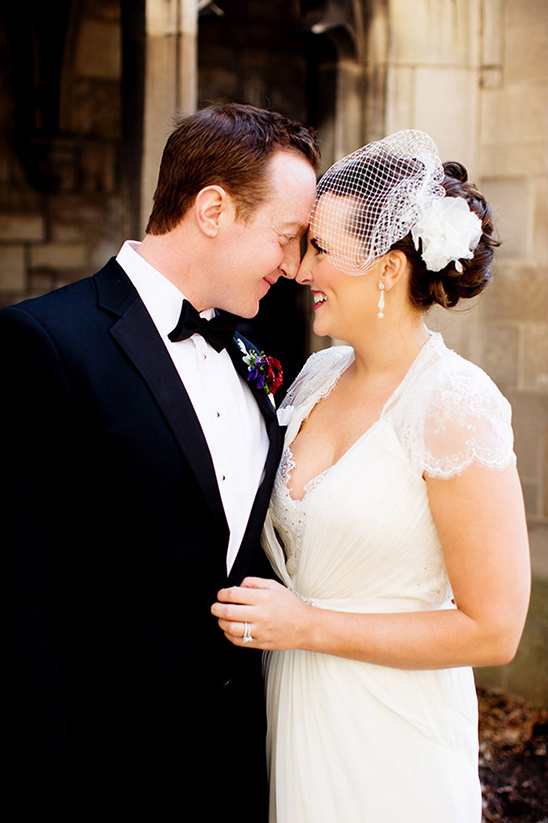 Purple and Gold Cathedral Wedding