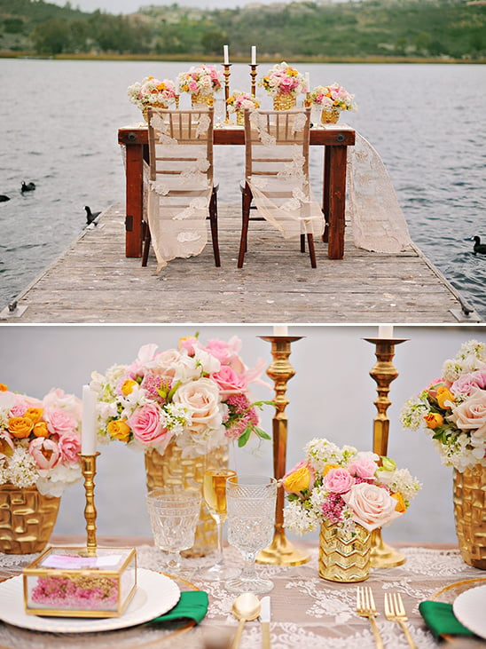 lake side sweetheart table