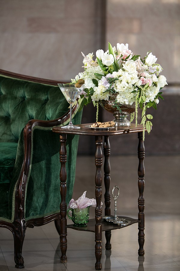 green-and-silver-glam-wedding