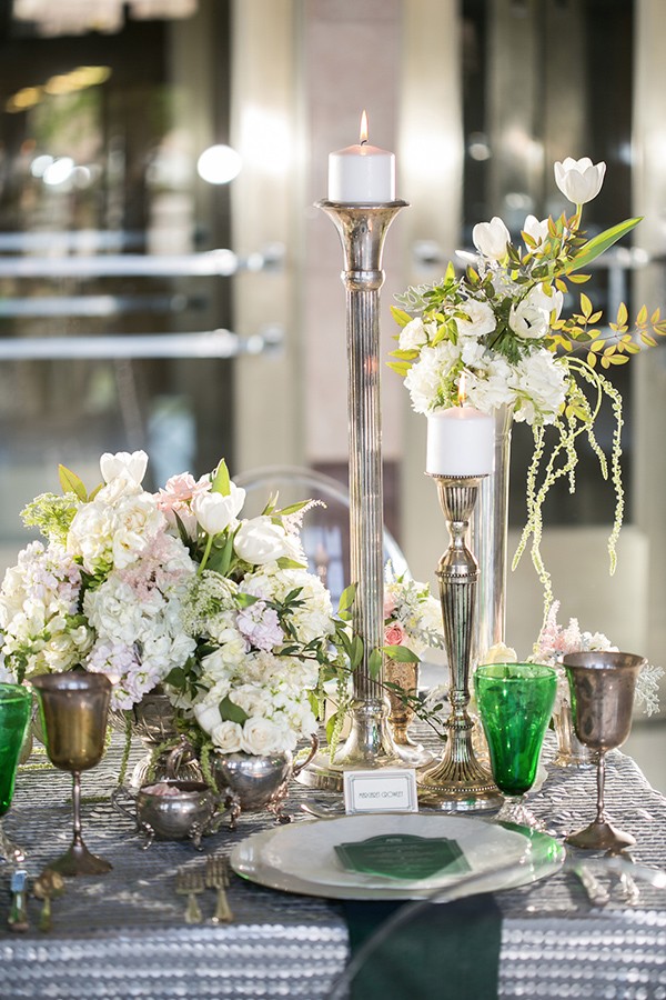 green-and-silver-glam-wedding