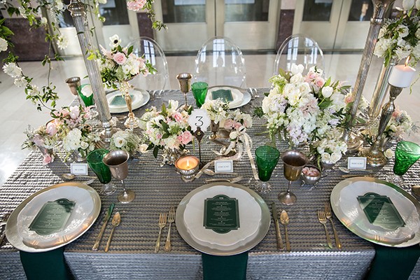 green-and-silver-glam-wedding
