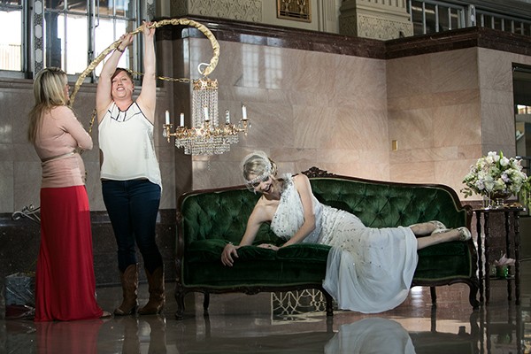 green-and-silver-glam-wedding