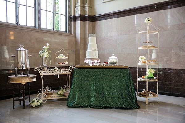green-and-silver-glam-wedding