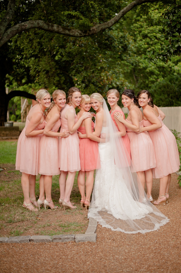 peach-and-gold-plantation-wedding