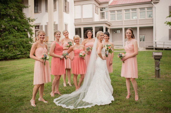 peach-and-gold-plantation-wedding