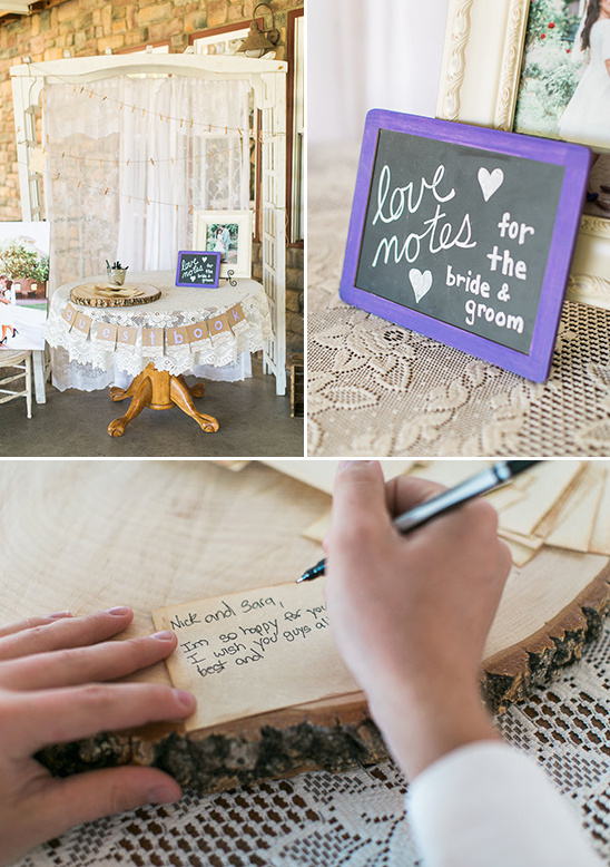 love notes guestbook station
