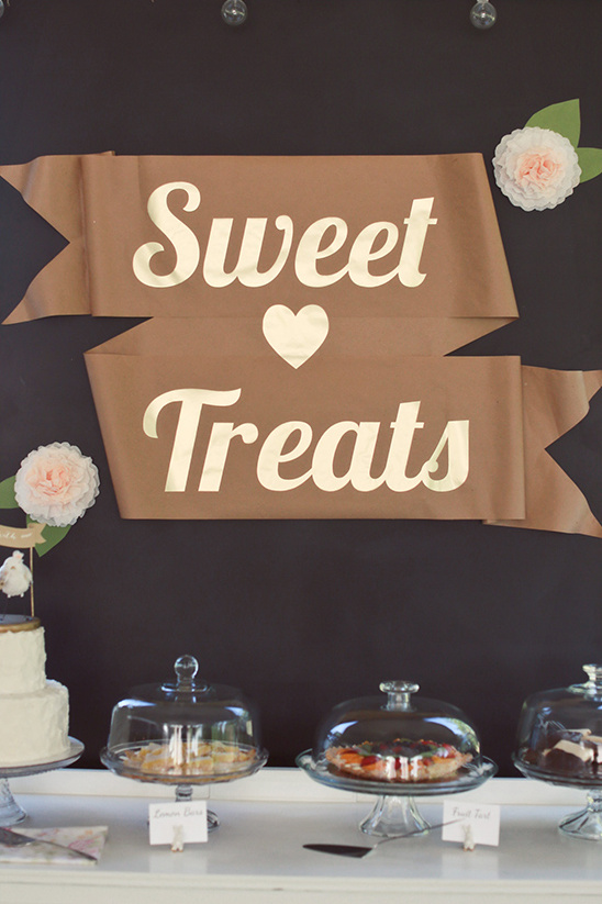 sweet treats wedding signs