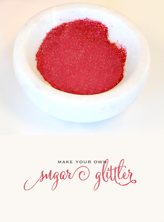 make your own sugar glitter