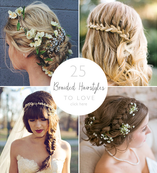 Braided hairstyles collage wedding and floral hair styles