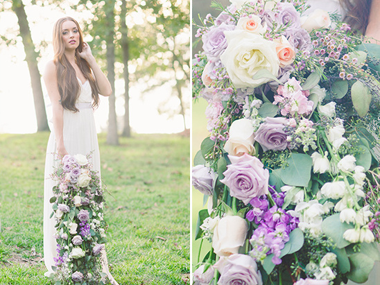 lavender wedding bouquet