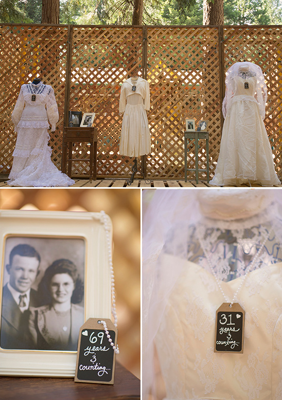 a lineage of love wedding display