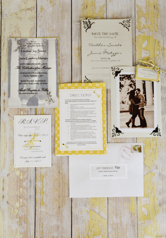 wedding stationery by Curly Girl Kitchen