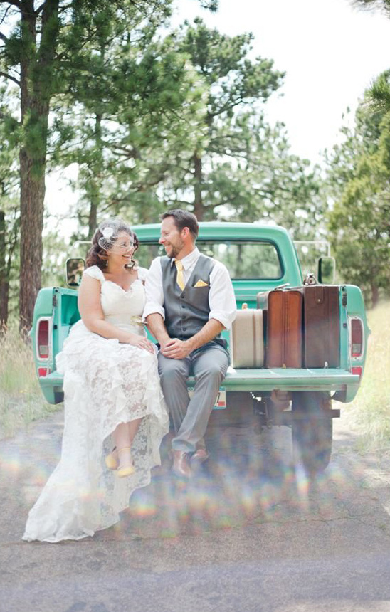 Yellow And Gray Rustic Handmade Wedding