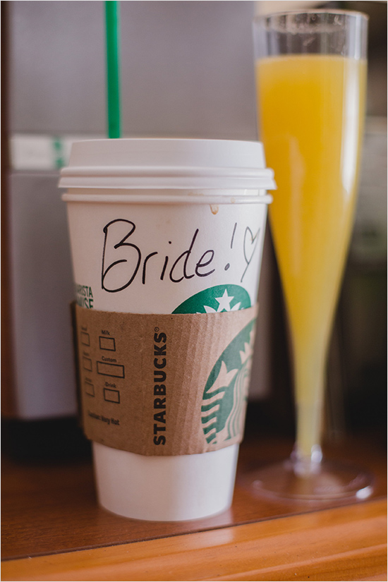 bride starbucks cup