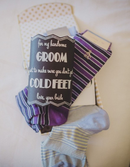 grooms cold feet socks