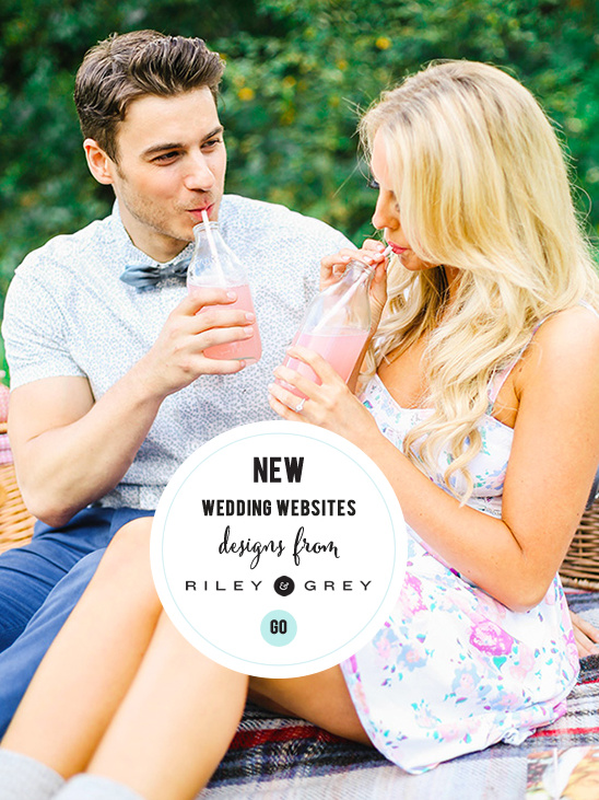 New Wedding Website Designs from Riley & Grey