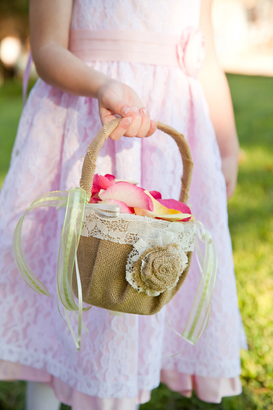 you can make this flower girl basket