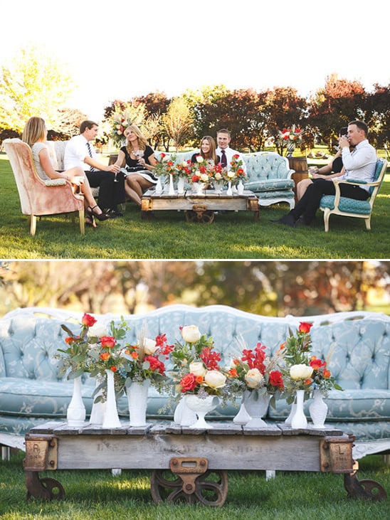 cocktail hour seating inspiration
