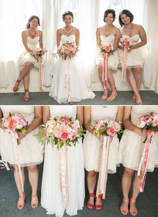 sweet cream colored bridesmaid dresses