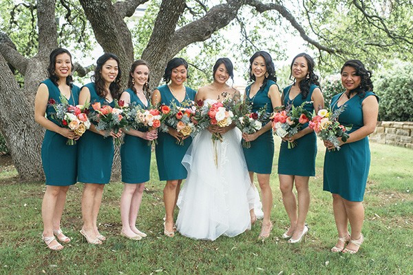 teal-and-gold-modern-wedding