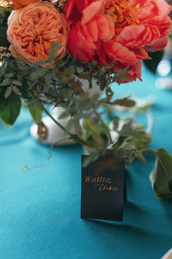 teal-and-gold-modern-wedding
