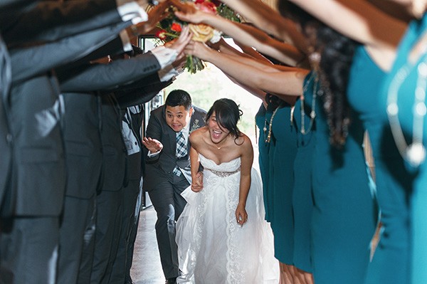 teal-and-gold-modern-wedding
