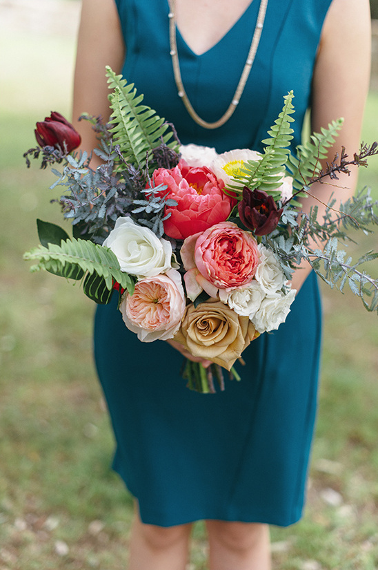 organic wedding bouquet