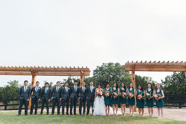 teal-and-gold-modern-wedding