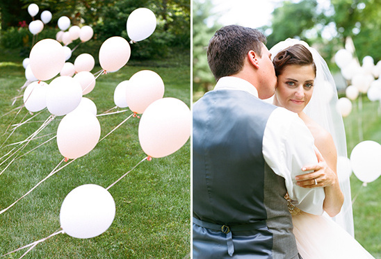 lots of balloons for your wedding
