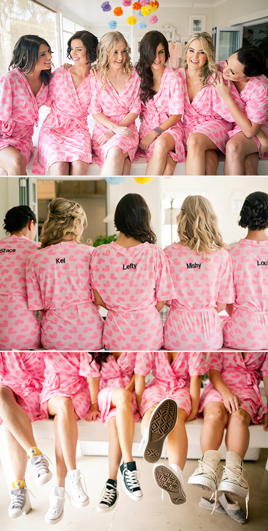 personalized bridesmaid robes