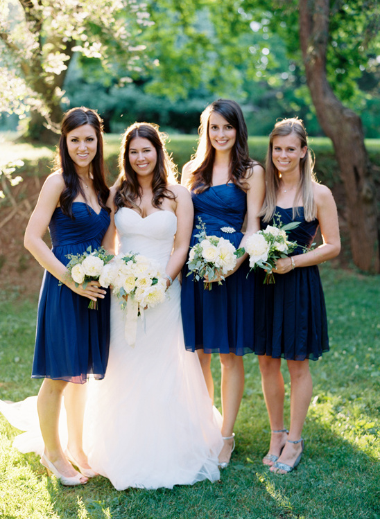 royal blue bridesamaids