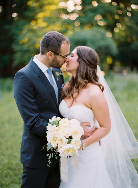 Elegant Green and White Garden Wedding