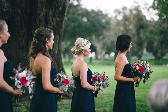 deep blue bridesmaid dresses