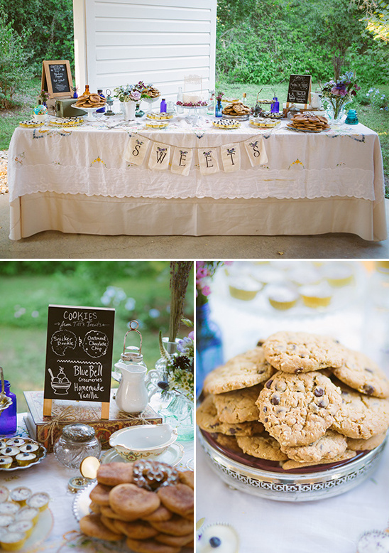 sweet treats wedding cookie table