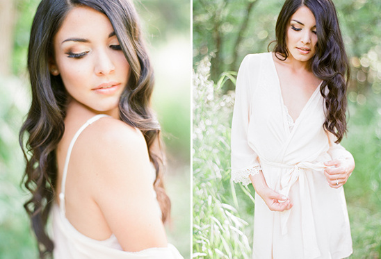 soft and romantic bridal look