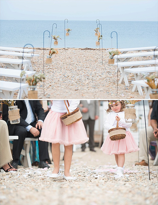 beach side wedding ceremony