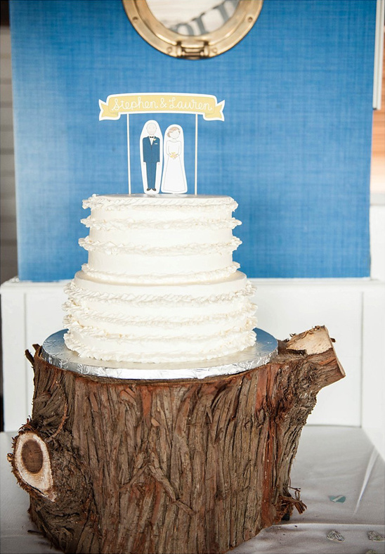 simple paper cake topper
