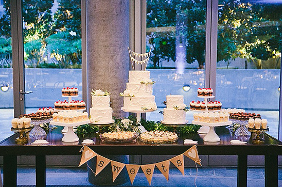 sweet treats wedding dessert table