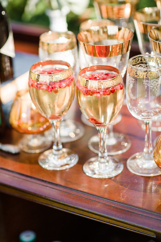 pomegranate champagne